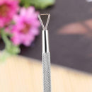 1pc Stainless Steel Cuticle Nail Pusher Remover Spoon Manicure Nail Care