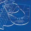 6pcs/set Quilting Template Ruler Acrylic Sewing Machine Tool For Patchwork