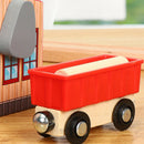 Friends Wooden Track Scene Accessories Lumber Yard Compatible with Rail Car