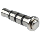 5X(1PC Quick Button Dustproof Plug For Andriod Smartphone 3.5mm Jack Silve B9K7)