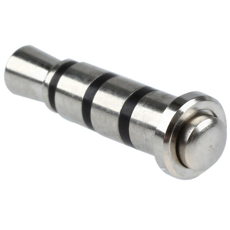 5X(1PC Quick Button Dustproof Plug For Andriod Smartphone 3.5mm Jack Silve B9K7)