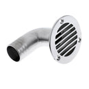 Heavy Duty 1-1/4" Boat Deck Drain Fitting 90 Deg 316 Stainless Steel for Marine