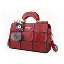 Bag Women Suture Bag Boston Inclined Shoulder Handbags Leather Bag