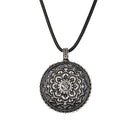 Retro Tibet Yoga Mandala Amulet Lotus Meditation Pendant Necklace Jewelry EO BX