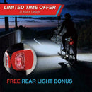 Vont Bike Light Comes with Free Tail Light Bicycle Tools Light Without Inst D5F5