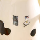 6 Pcs/Pack Korea Transparent Pvc Stickers Cute Cat Diary Photo Album Stickers OZ