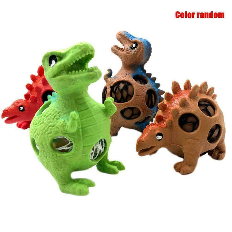 Dinosaur Grape Shape Venting Ball Squeeze Squishy Stress Kids Relief TOP Gi Q2K9