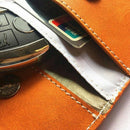 Faraday Bag Keyless Car Key Signal Blocker Pouch Leather Car Key Signal Blo