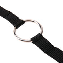 Nylon Double Dual Two Pets Dogs Leash 2 Way Coupler Walk Necklace(Black)
