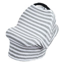 Baby Car Seat Nursing Covers Breastfeeding Cover Carseat  Ash White Stripe