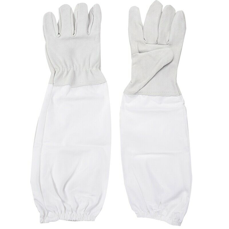 1 Pair of Gloves with Protective Sleeves ventilated Professional Anti Bee