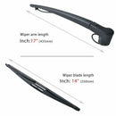 for Chevrolet Trailblazer Envoy Buick Rainier Windshield Wiper Arm Blade Se