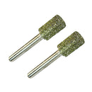 2 Pieces 10mm Diamond Grinding Heads Rotary Tool for Grinder Drill, DIY