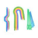 13X 3 Sets ABS Plastic Knit Cable Stitch Knitting Needles Smooth Crochet Hook JR