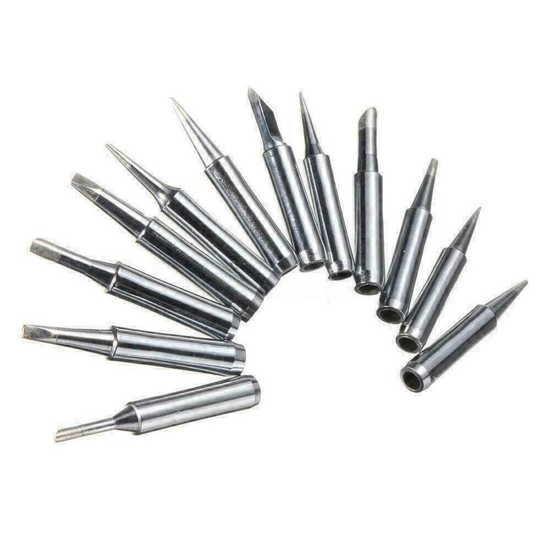 12pcs Soldering Iron Tips 900M-T for Hakko 936/937/928 Soldering Station To M6V4