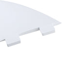 3pcs/Set Longboard Surfboard Surfing Fins Thruster for FCS/Future Base White