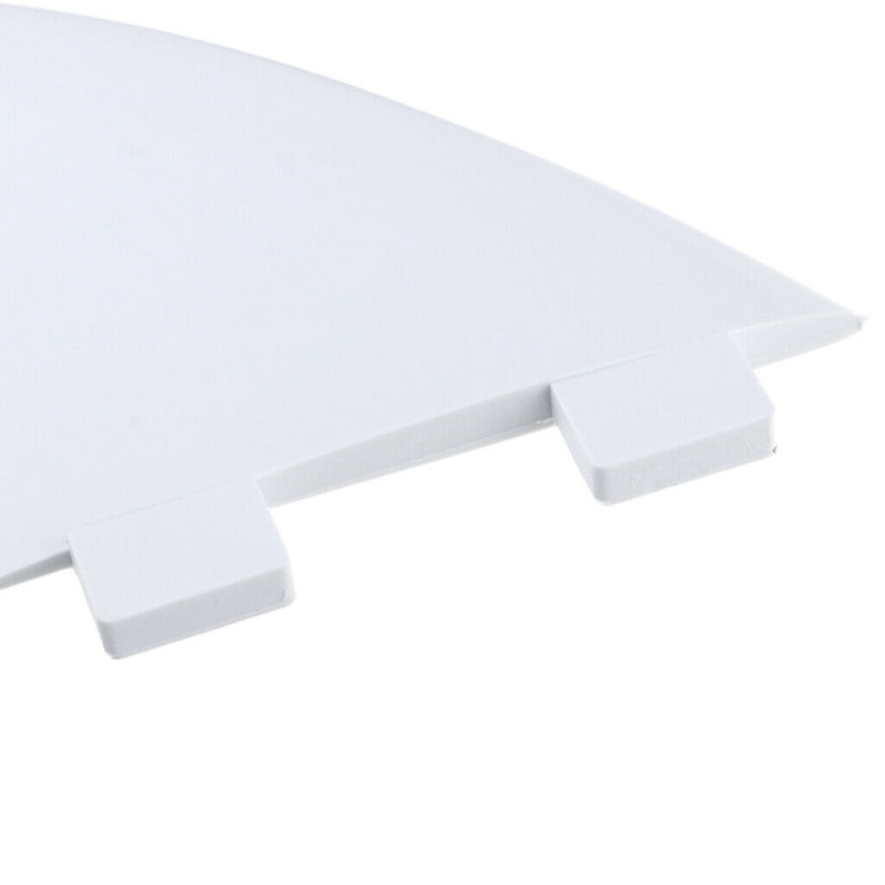 3pcs/Set Longboard Surfboard Surfing Fins Thruster for FCS/Future Base White