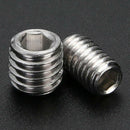 200pcs Stainless Steel Hex Socket Set Screw Grub Screws Assortment Kit M3-M8 s g