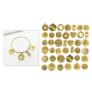 40pcs Inspiration Words Charms Craft Supplies Beads Charms Pendants for