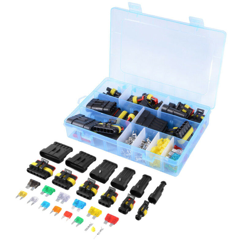 1 Set Waterproof Car Auto Electrical Wire Connector Plug Kit 1-6 Pin Way