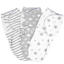 Pack of 3 Baby Swaddle Wrap Newborn Blanket 0-3 Months Organic Cotton Swaddles