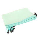 12x A4 Zipper Bags Zip File Storage Document Folder Protective Sleeve Green