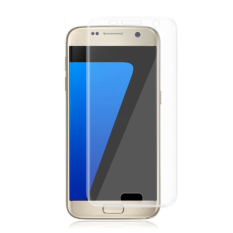 2pcs TPU Full Edge Tempered Glass Screen Protector For Galaxy S7 Edge.