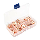 60x SC Bare Ring Terminals lug Tinned Copper Tube Lug Battery Wire Connector