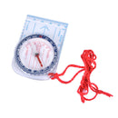 1pc Portable Compass Ruler Scale Scout Hiking Camping Boating Orienteering  BX