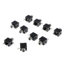 10 Pcs Stereo Audio Jack Adapter - 3.5mm Jack Socket Adapter