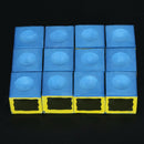One Dozen 12Pcs No-slip Cue Tips Chalk Billiard Pool Table for Snooker