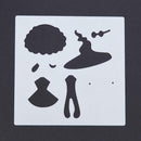 Cute Witch Puzzle Cutting Dies Stencil Embossing DIY Scrapbook Album Craft