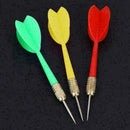 3Pcs/Set Steel Needle Tip Darts Brass Barrel with Plastic Wing Flight Fligh W3G9