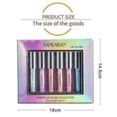 6x HANDAIYAN Glitter Matte Lipstick Waterproof Lip Fashion Gloss Hot Sexy L Favo
