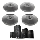 8PCS Metal Shockproof Foot Spikes Pads Stands Mats for Speakers CD Players  M8U4