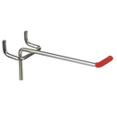 1X(25Pcs 100Mm Pegboard Hooks Slat Wall Retail Display Shop Peg Hang Fits H