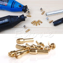 10Pc 4.3mm Shank Brass Drill Chucks Collet Bits 0.5-3.2mm for Rotary Tool