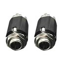 2pcs Bass Repair EQ Pickup 6.35mm Input Guitar Endpin Jack Acoustic Luthier