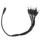 8 Channel Power Cable Splitter Adapter For CCTV Secuirty Camera DC 1 to 8 M Hn
