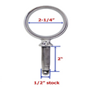Rowlock Horns, 2-1/4inch Oarlocks for Boat, Kayak