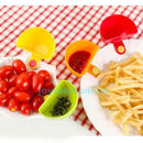 4PCS Assorted Salad Sauce Ketchup Jam Dip Clip Cup Bowl Saucer Tableware Kitchen