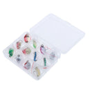 12pcs Spoon Fishing Lures Metal Hard Spinner Baits with Feathers Hooks for Bass