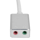 CableDeconn A0403 USB-C to 3.5mm AUX Stereo Mic 5.1 Channel Sound Card Cord