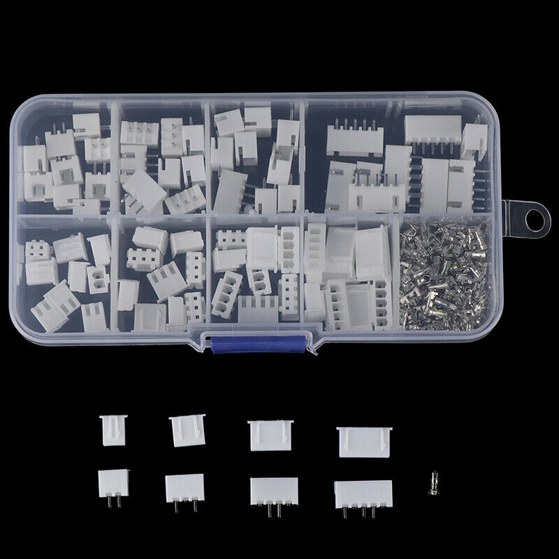 1Box JST-XH Kit 2/3/4/5Pin XH2.54MM Terminal Housing PCB Header Wire ConnectD Gw