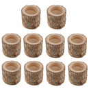 10 x Tree Branch Wooden Candle Holder Tea Light Candlestick for Home Party Decor
