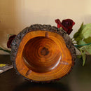 Round Natural Wood Ashtray Handmade Cigarette Cigar Tobacco Smoking Ash Tra