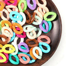 100x Acrylic Durable Chain C-Links DIY Jewelry Necklace Findings Accessories