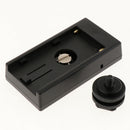 NP-FW50 Dummy Battery DC Coupler with Battery Plate For Sony F970, F960, F770,