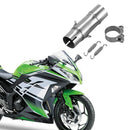 Motorcycle Exhaust Middle Pipe 51MM Exhaust Connecting Pipe Without Exhaust F5M9
