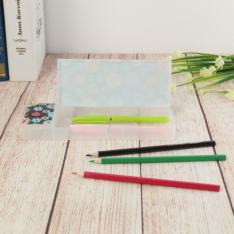 DIY Mandala Special Shaped Diamond Painting 2 Grids Pencil Case Storage Box